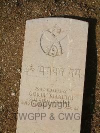 Cassino War Cemetery - Gokul Khattri, 